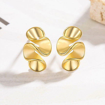 Small Premium Touch Earrings Stud Simple Elegant Design Fashion Jewelry