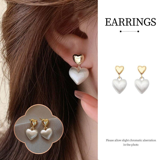 Sweet Love Earrings Elegant Temperament Jewelry Women Trendy Fashion Earrings