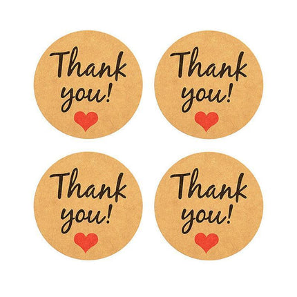 UP TO 80PCS Stickers Labels Thank You Stickers Gift Wrapping Craft Scrapbook DIY - Aimall
