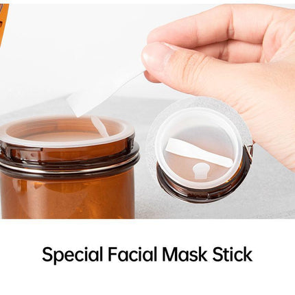5pcs Sealed Bottle Mask Jar PET Plastic Packaging Containers for Skincare Use