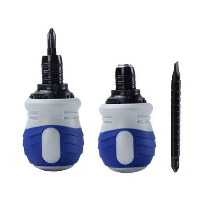 2PCS Turnip Head Cross Phillips Screwdriver Groove Repair Tool Durable Hand Tool