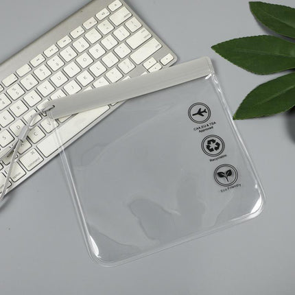 10pcs Frosted Zipper Pouch Document Mask Storage Bag Underwear Towel Organizer