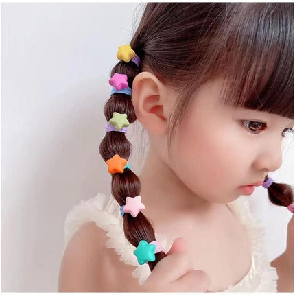 Hair Band Child Accessories Elastic Multi Colour Fashion Girls Small - Aimall