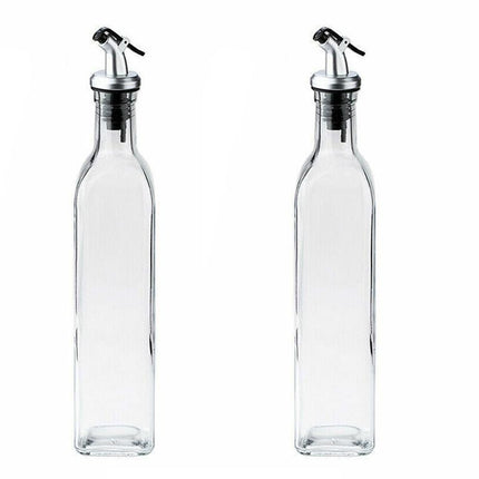 250/500ml Olive Oil Vinegar Pourer Dispenser Glass Bottle Kitchen Tools Cooking - Aimall