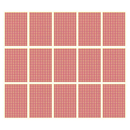 8/13/25/50mm Colour Sticker Dots Adhesive Round Labels Circular Scrapbooking Pink - Aimall