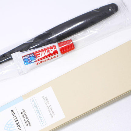 Star Hotel Toiletries Toothbrush and Toothpaste Set for Guesthouse Travel Use
