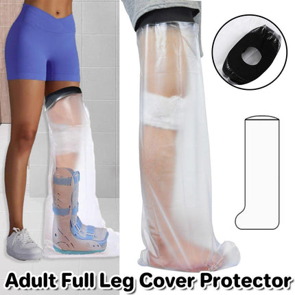 Waterproof Leg Cover for Shower Reusable Protection Sleeve for Calf and Foot