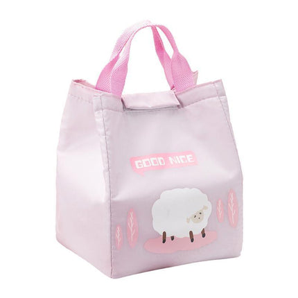 Thermal Insulated Portable Lunch Bag Large Capacity Picnic Box Kids Students - Aimall