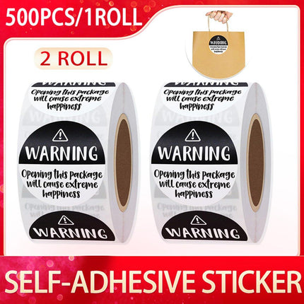 2 Rolls Gift Decoration Sealing Stickers for Wrapping Supplies Party Decorations