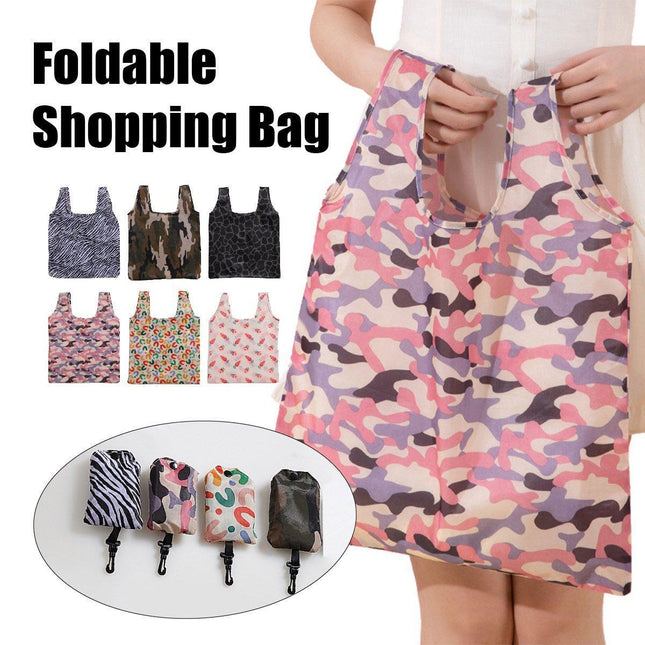 Large Foldable Grocery Bag Reusable Thickened Travel Shopping Tote