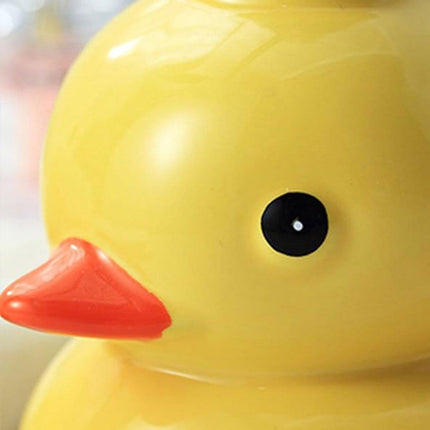Cartoon Yellow Duck Ceramic Hand Sanitizer Lotion Bottle Press Dispenser Pump