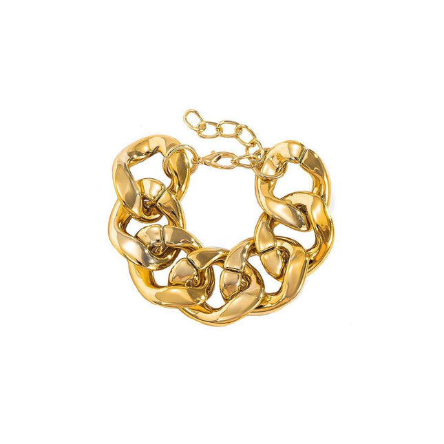 Punk Hip Hop Twist Thick Chain Bracelet Fashion Jewellery Trendy