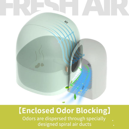Fully Enclosed Cat Litter Box Large Small Deodorant Anti-Splash Sand Tray Toilet