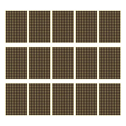 8/13/25/50mm Colour Sticker Dots Adhesive Round Labels Circular Scrapbooking Coffee - Aimall