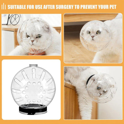 Bite-Resistant Breathable Pet Headcover Helmet for Cat and Dog Protective Use