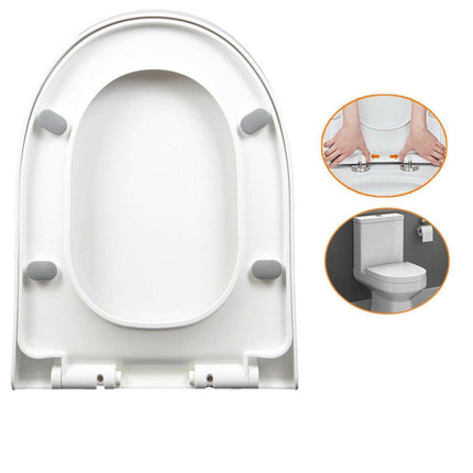 Toilet Seat Cover Universal Toilet Lid Cover Replacement Bathroom Seat Cover