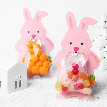 100pcs Cute 3D Cartoon Animal Candy Bags for Party Favors Birthday Gift Wrapping