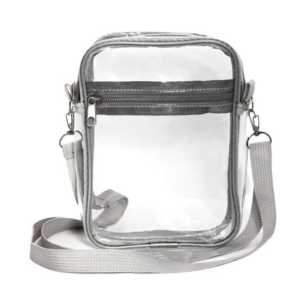 Transparent Crossbody Bag Clear Stylish Handbag for Men and Women Daily Use