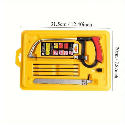 7pcs Multi Functional Mini Hand Saw Set Manual Metal Wood Cutting Hardware Tool