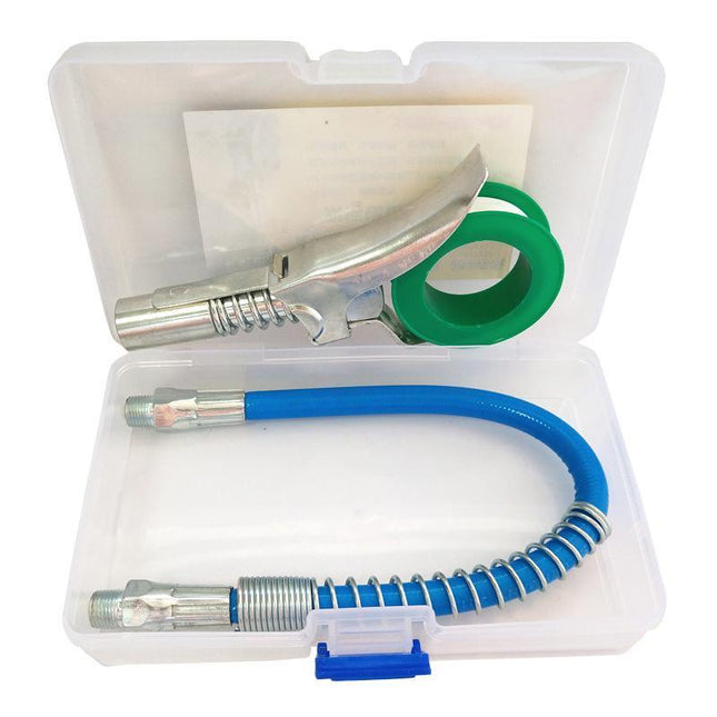 1/8" NPT Grease Gun Coupler Quick Release Lock On Coupling Car Workshop Farm Aimall