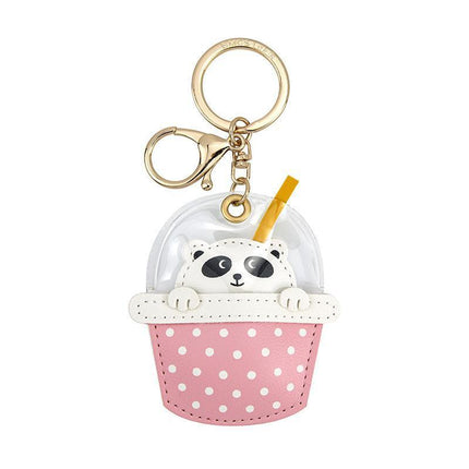 Cartoon Cute Keychain Milk Tea Cup Cute animal Milk Tea Key chain - Aimall