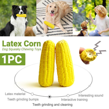 Grinding Teething Pet Toy Corn-Shaped Dog Chewing Toy Pet