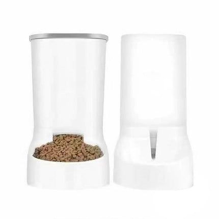 Automatic Pet Dog Cat Food Water Dispenser Feeder Self Feeding Bowl Bottle - Aimall
