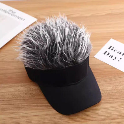 Trendy Hip Hop Wig Cap Stylish Duck Bill Cap for Hipster Fashion Accessories