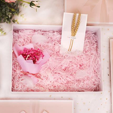 500g Colorful Raffia Paper Shreds Gift Box Filler Decorative Packaging