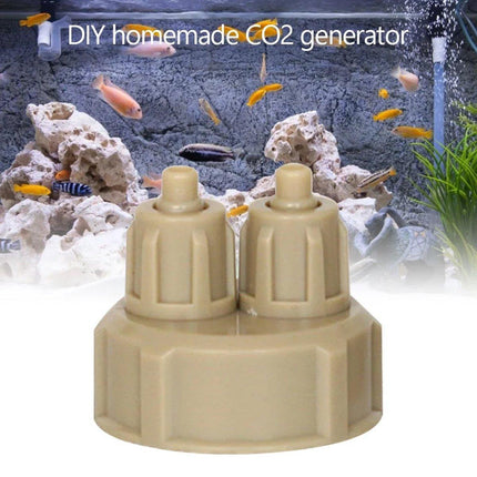 10pcs Aquarium CO2 Generator Bottle Cap Fish Tank DIY Air Diffuser Valve Guage
