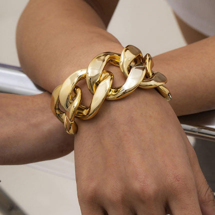 Punk Hip Hop Twist Thick Chain Bracelet Fashion Jewellery Trendy