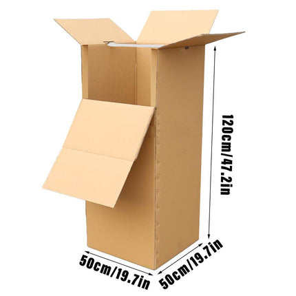 CloPaper Hanging Clothes Boxes Moving Cartons Clothing Shipping Storage Box