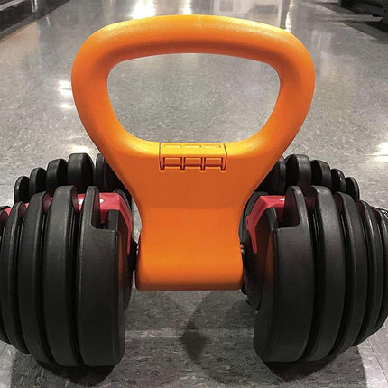 Comfortable Kettlebell Grip Adjustable Clamps Handle Dumbbells to Kettlebells