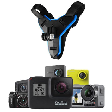 Helmet Chin Mount Holder Motorcycle Strap For GoPro Hero 9/8/7/6/5 Sports Camera - Aimall
