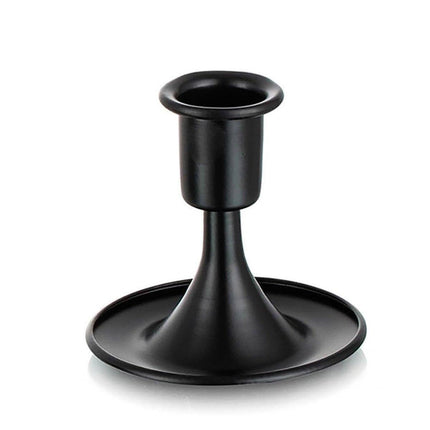 4X Iron Candlestick Stand Candle Holder Retro Style Look Taper Candle Holder
