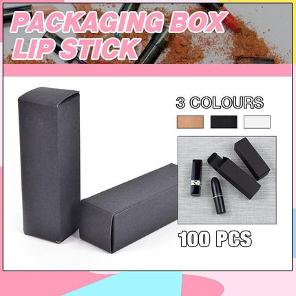 100PCS Empty Lip Balm Tube Packaging Carton Box Lipstick Tube DIY Paper Case Box 2 - Aimall