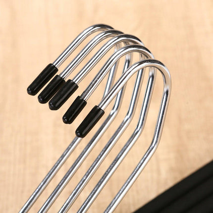 10pcs Non-slip Trouser Rack Multifunctional Pants Hanging Holder Clothes Hanger