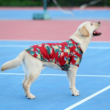 Lightweight Hawaiian Shirt for Pets Stylish Breathable Summer Pet Clothes