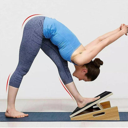 Wooden Adjustable Stretching Plate Fitness Equipment Exercise Angle Stretcher