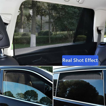 Magnetic Car Window Sun Shade UV Protection Front+Rear Side Window Curtain Cover - Aimall