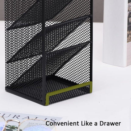 Multifunctional Slanting Pen Holder Desk Organiser Pen Holder Stationery Storage