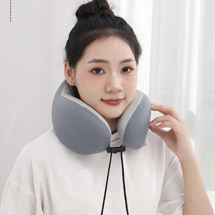 Memory Foam U Shaped Neck Pillow Travel Portable Office Nap Support Pillow