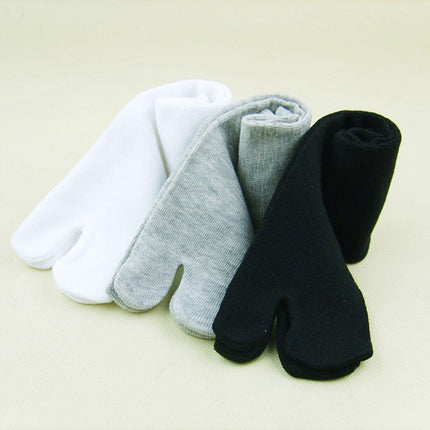 Two Toe Socks Japan Style Clog Props Hotel Bath Spa Socks Comfortable Tube Fit