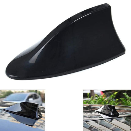Universal Auto Car Roof Radio AM/ FM Signal Shark Fin Aerial Antenna Black AUS - Aimall