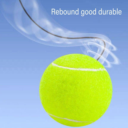 Tennis Training Device Single Rebound Kit with Aluminum Racket and Elastic Band
