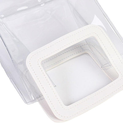 10 x Clear PVC Transparent Handbags for Shopping & Weddings - Aimall