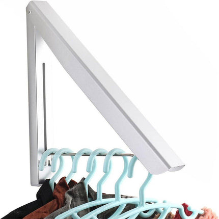 Mini Wall Hanging Retractable Clothes Drying Rack Space Saving Laundry Hanger