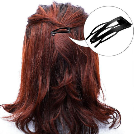 UP 30X Double-grip Hair Clips Metal Snap Barrettes Hair Styling Tool Women Girls - Aimall