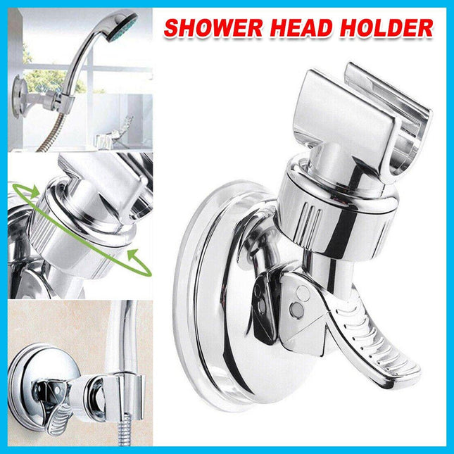 Adjustable Shower Head Handset Holder Wall Mount Suction Bracket for Bathroom