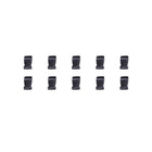 10pcs Black Plastic Buckle Clips for School Bag Backpack Strap Multifunctional
